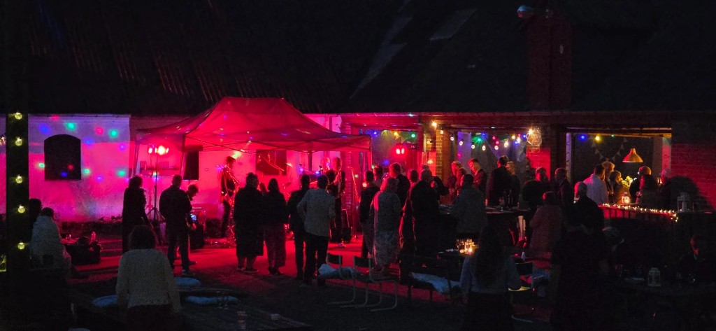 Liveband om aftenen
